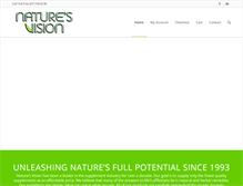 Tablet Screenshot of naturesvisioninc.com